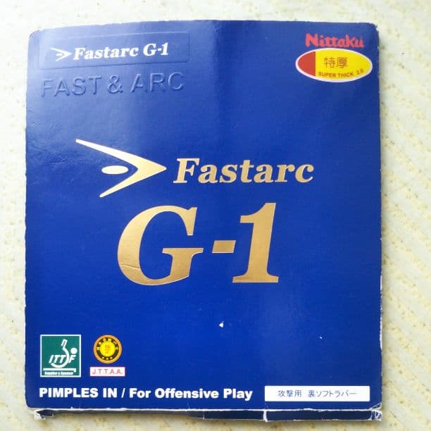 卓球ラバー　Fastarc G-1 赤　特厚