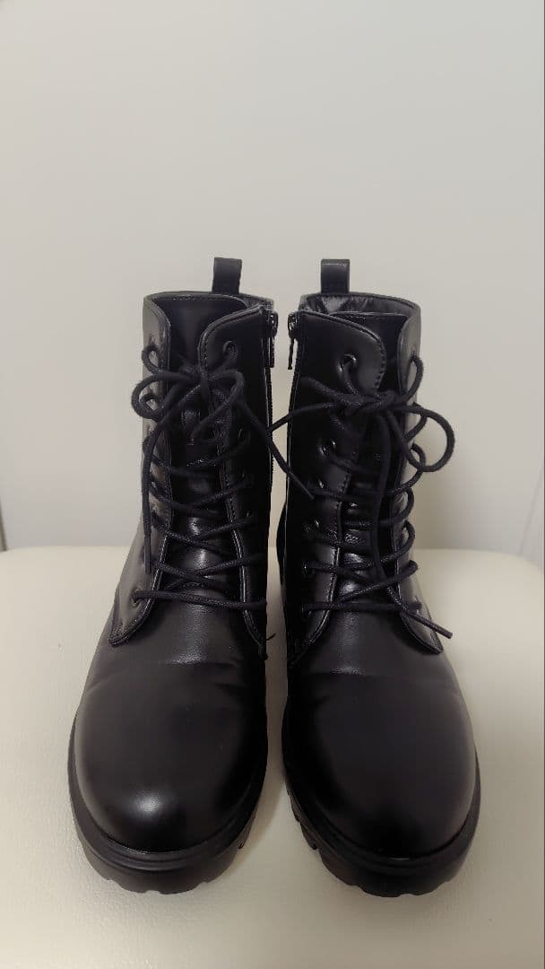 GLOBALWORK ハッスイレースアップブーツ22cm by メルカリ