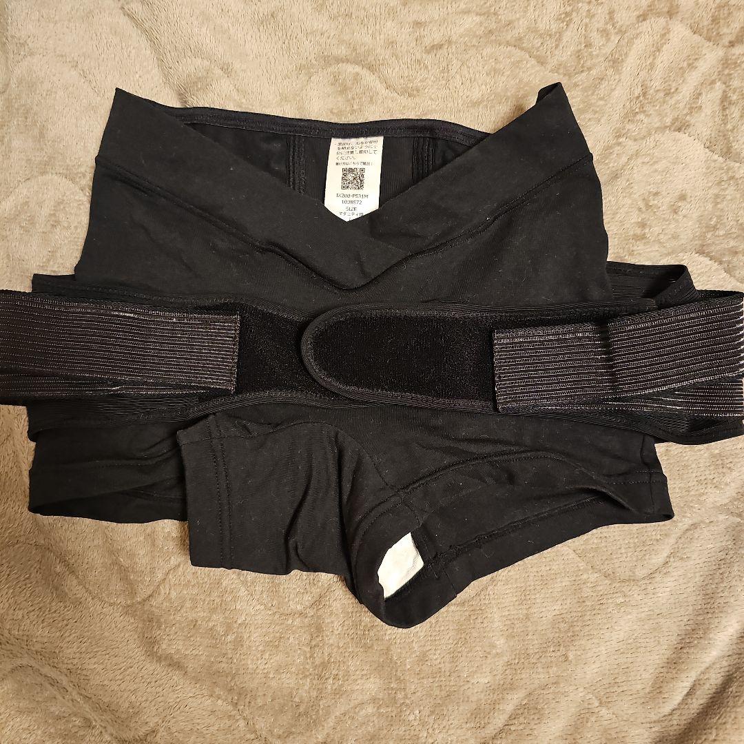 ピジョン 履くタイプ骨盤ベルト マタニティ用 Lサイズ ブラック 正規品 値下中