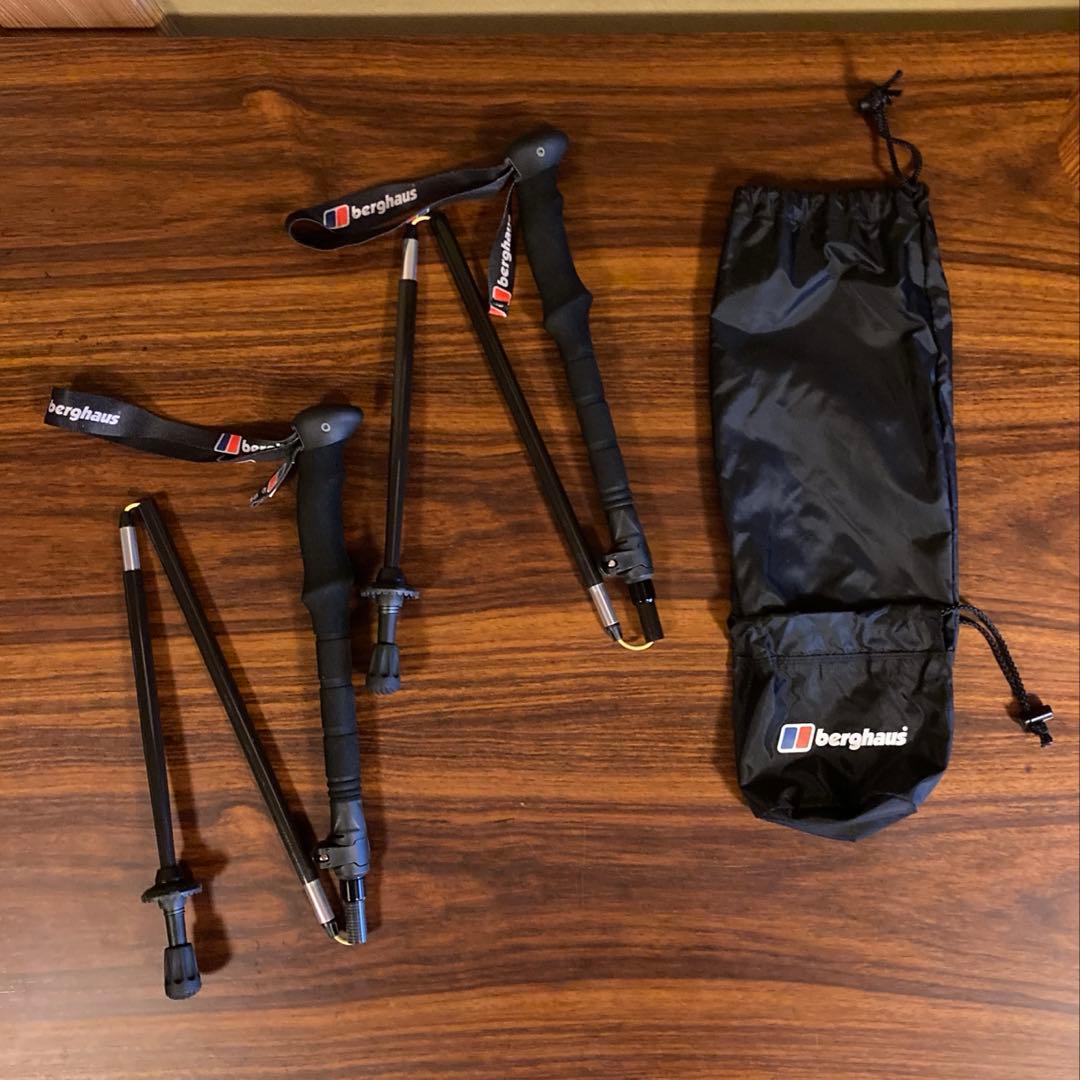 berghaus トレッキングポール カーボン フォールディング 折りたたみ