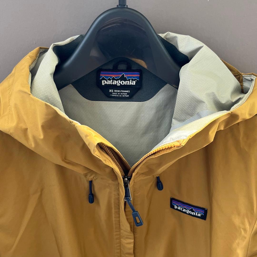 patagonia トレントシェル XS ゴールド