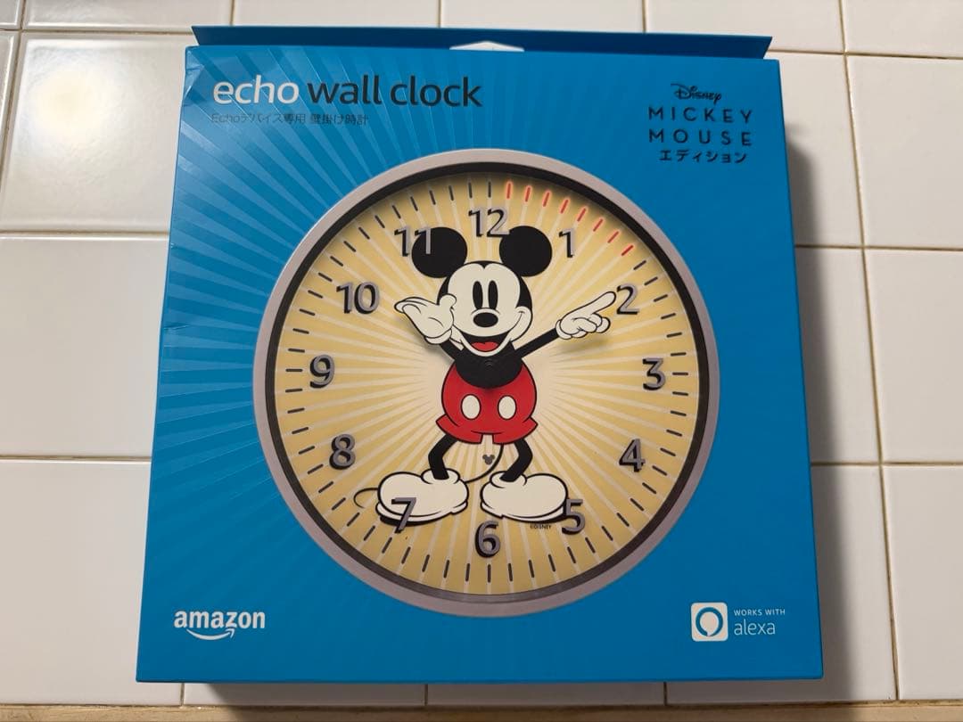 Echo Wall Clock Disney Mickey Mouse