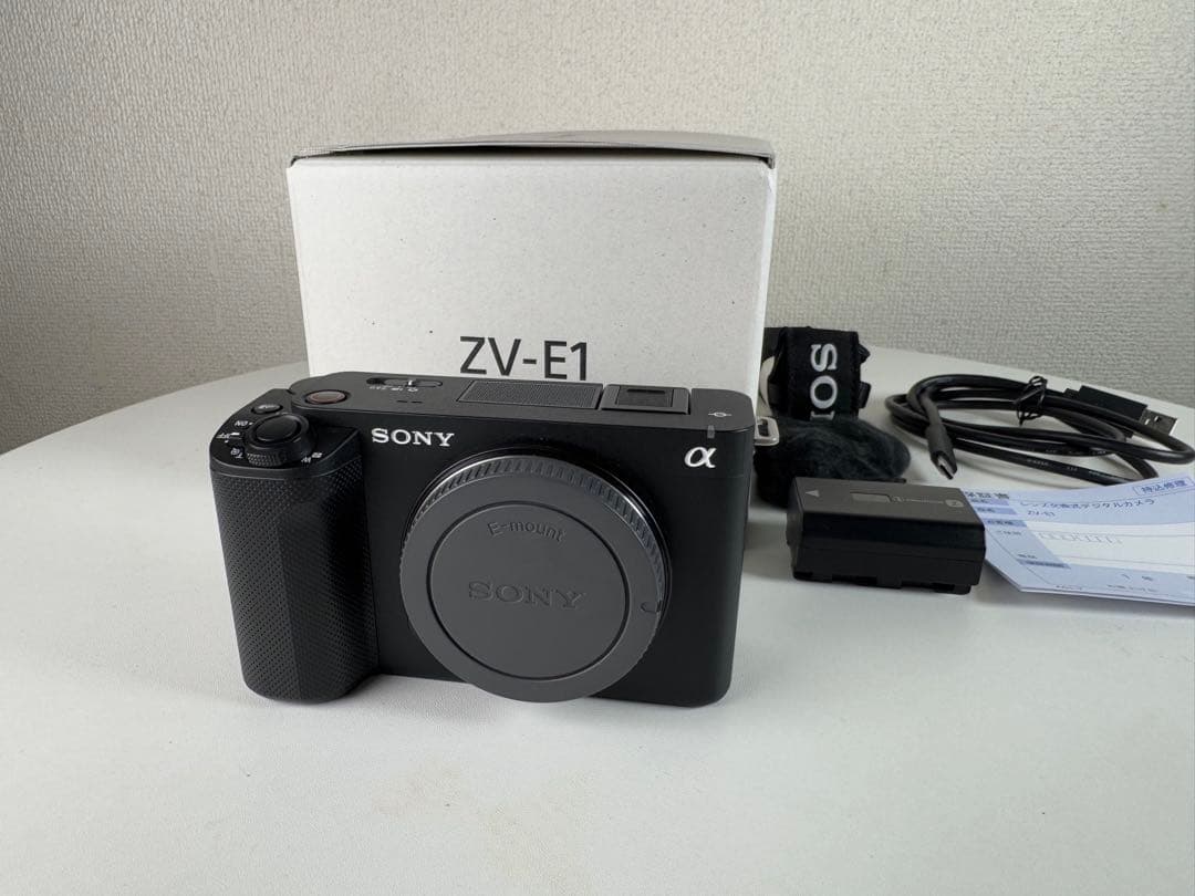 SONY ZV-E1 ボディ ブラック 美品 元箱・保証
