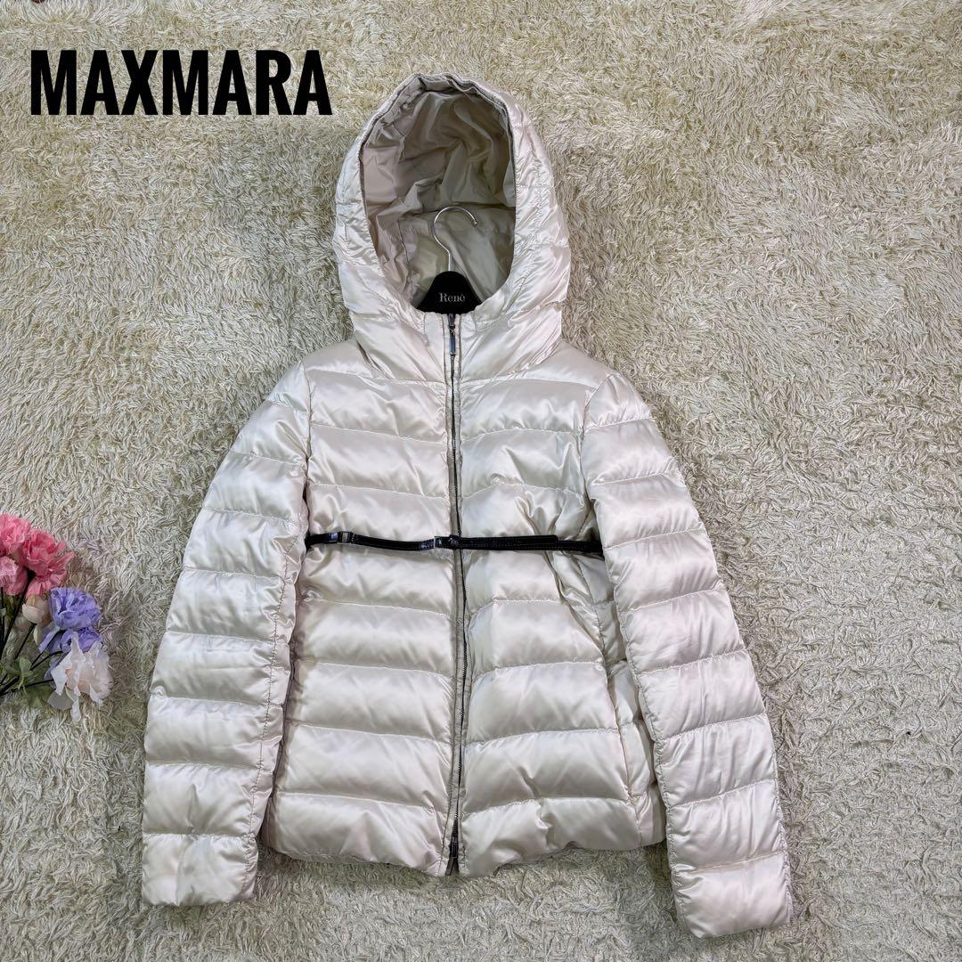 S MaxMara リバーシブル　ベルト　2way ジャンパー　コート　38