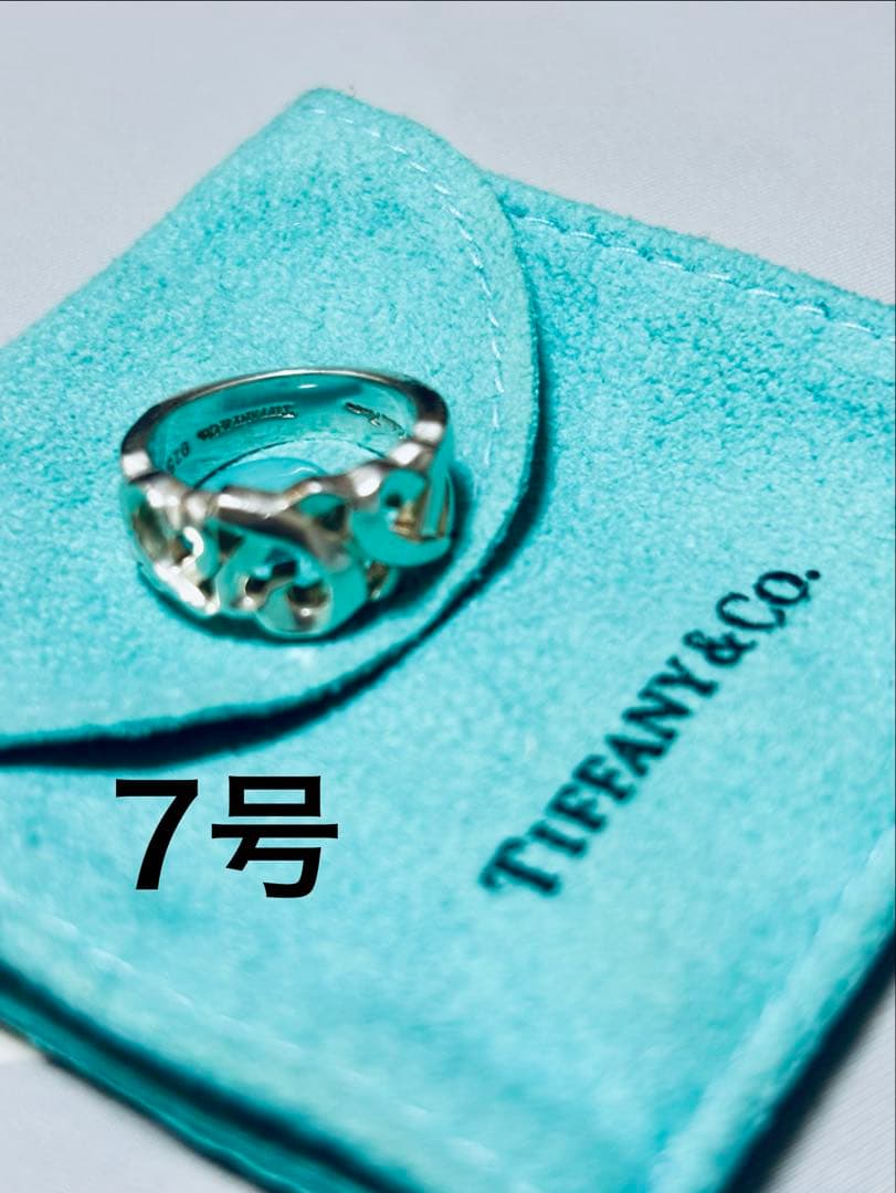 Tiffany & Co. ティファニー　ラビングハート バンドリング　7号