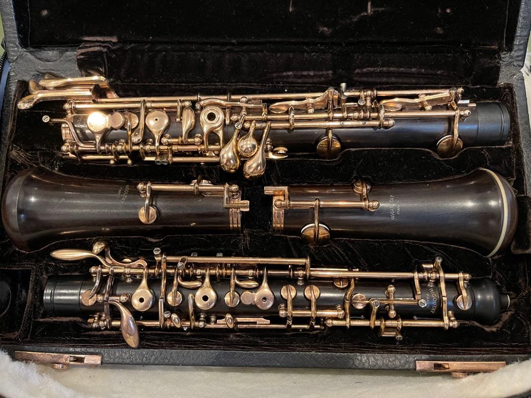 Rigoutat オーボエ 本体 木製 黒 ケース付き