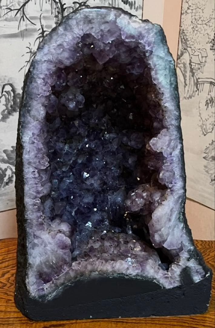 アメジストドーム　大型　高さ50cm　重さ38kg　風水　浄化