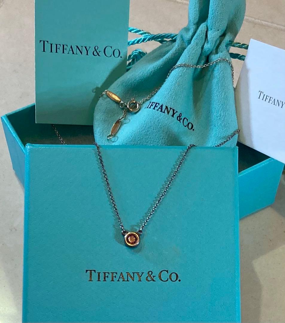 Tiffany ティファニー バイザヤード アメシスト 0.14ct ペンダント