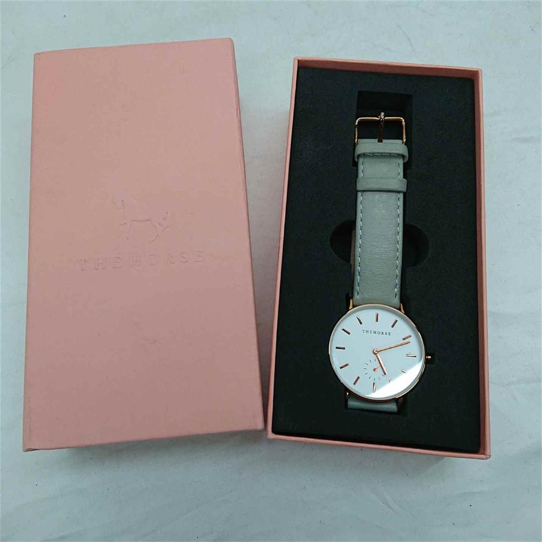 ★ザ・ホース クォーツ腕時計 グレー系レザーベルト レディース