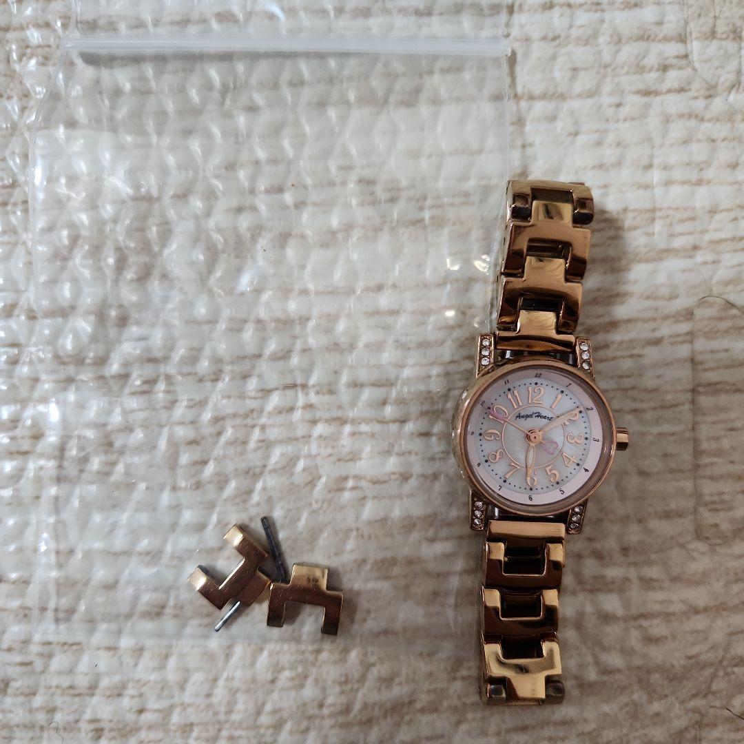 ピンクゴールド アナログクォーツ腕時計