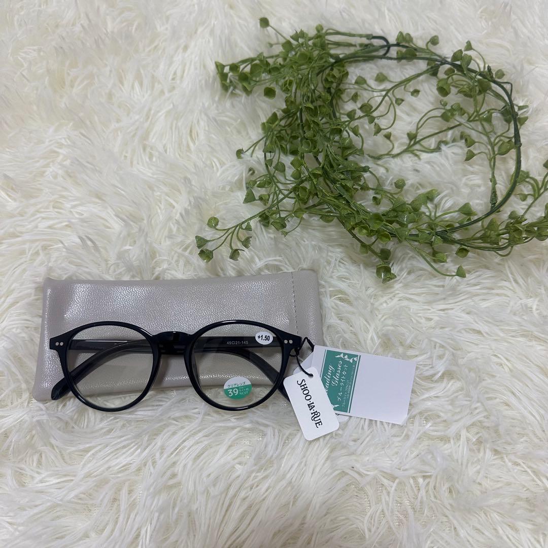 SHOO・LA・RUE メガネケース付ブルーライトカットメガネ 老眼鏡 おしゃれ by メルカリ