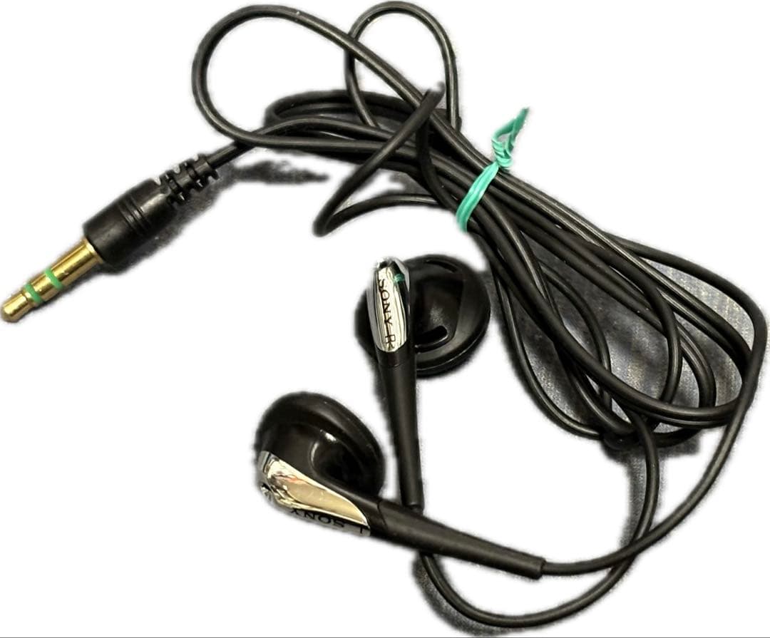 音出 動作 OK SONY MDR-E0931 ショート イヤホン ブラック