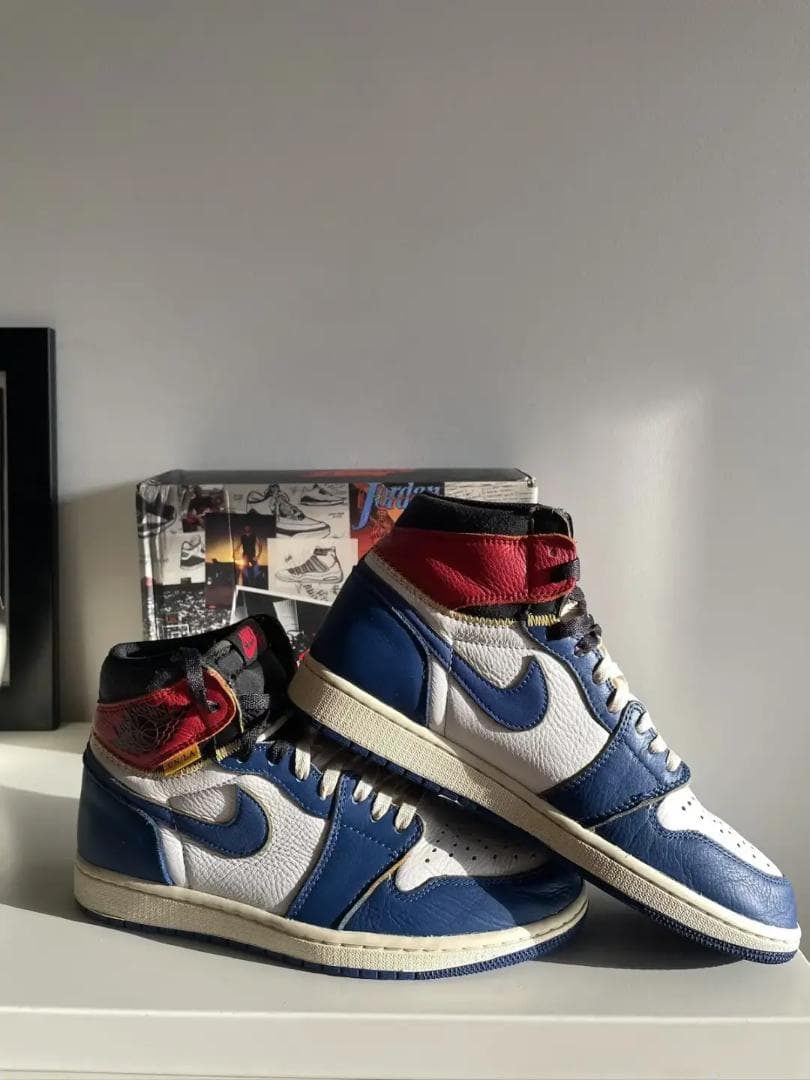 ユニオン × ナイキ エアジョーダン1 レトロ ハイ ストームブルー
