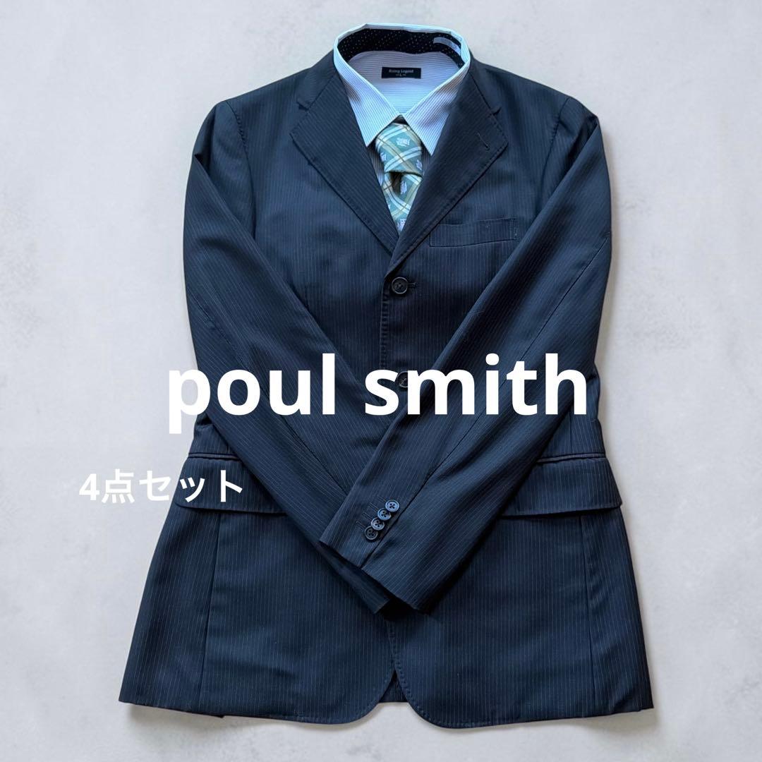 【4点セット】Paul Smith× DELFINO スーツセットアップストライ