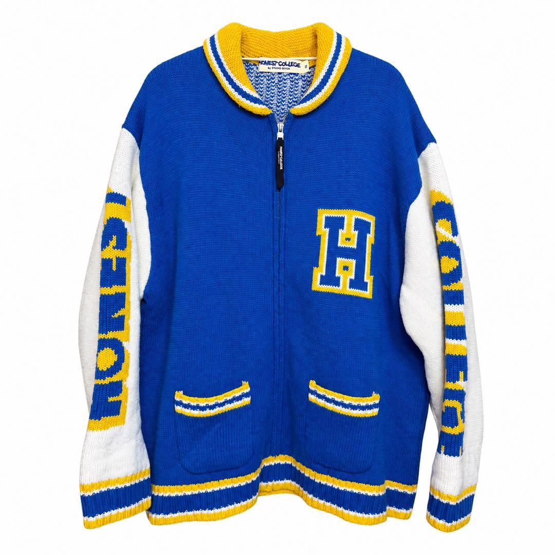 HONEST COLLEGE by STUDIO SEVEN ニットスタジャン