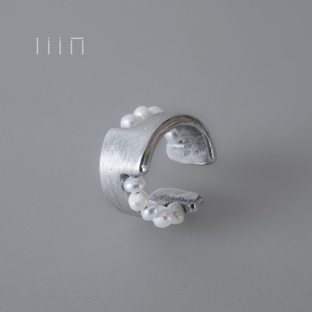 錫イヤーカフ｜珠景（Shukei）｜フリーサイズ・ユニセックス