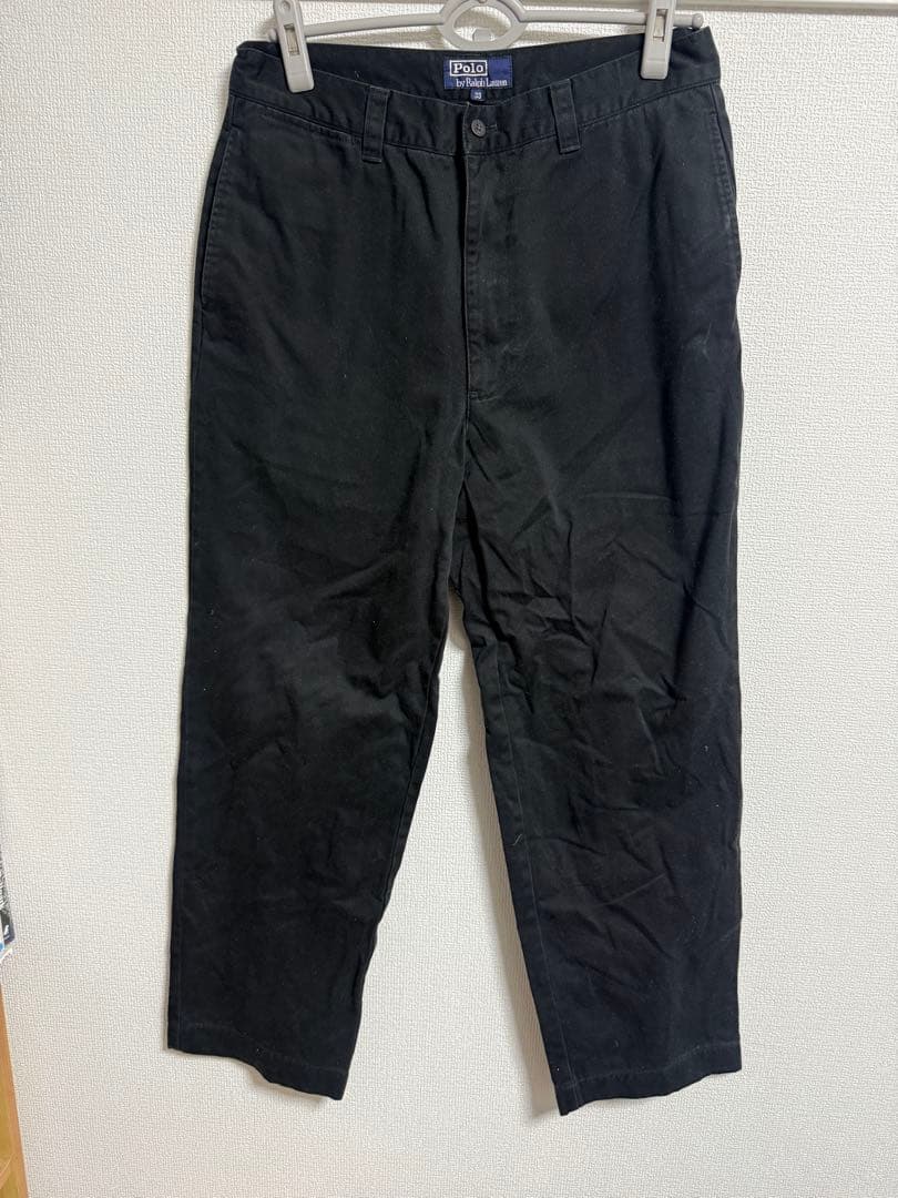 Polo by Ralph Lauren ブラック　チノパン 33