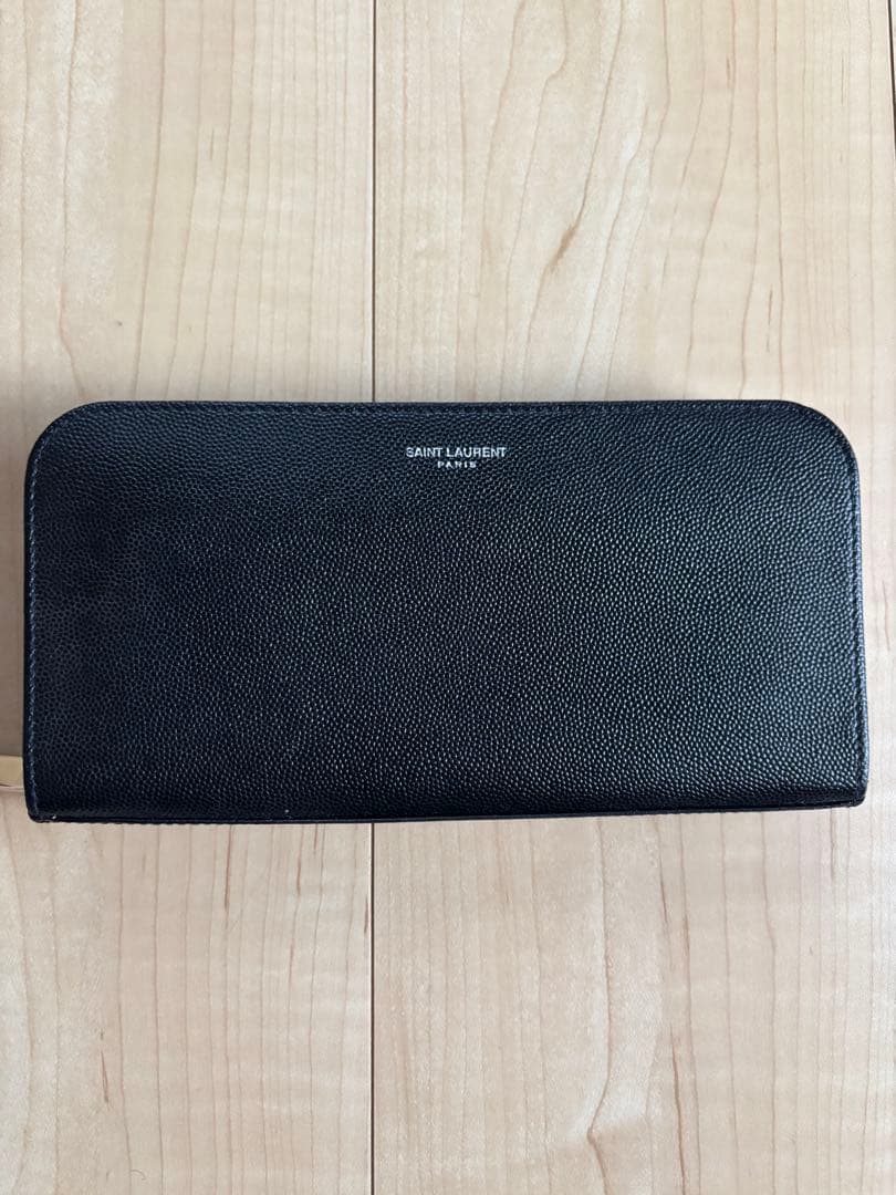 SAINT LAURENT 2025 新品未使用¥10万円 ブラック長財布