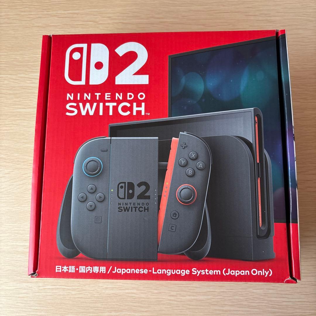 【新品未開封】Nintendo Switch 2（日本語 •国内專用）本体