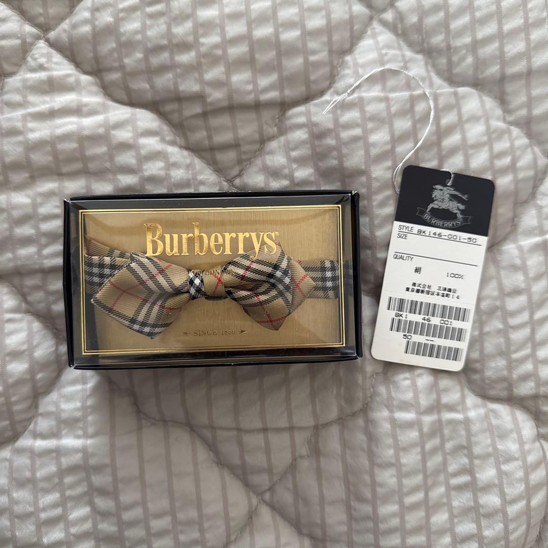 BURBERRY　バーバリー　子供用　キッズ　蝶ネクタイ　ノバチェック　冠婚葬祭