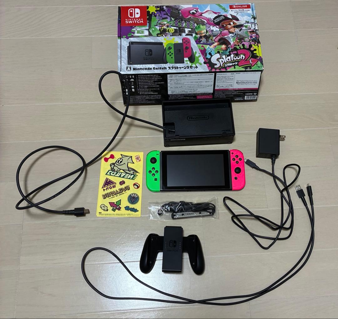 ⚠️説明文必読⚠️Nintendo Switch本体　スプラコラボ【ソフトなし】