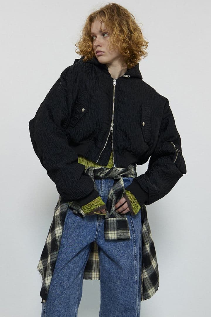 メゾンスペシャル マルチウェイジャガードショートMA-1 BLK by メルカリ