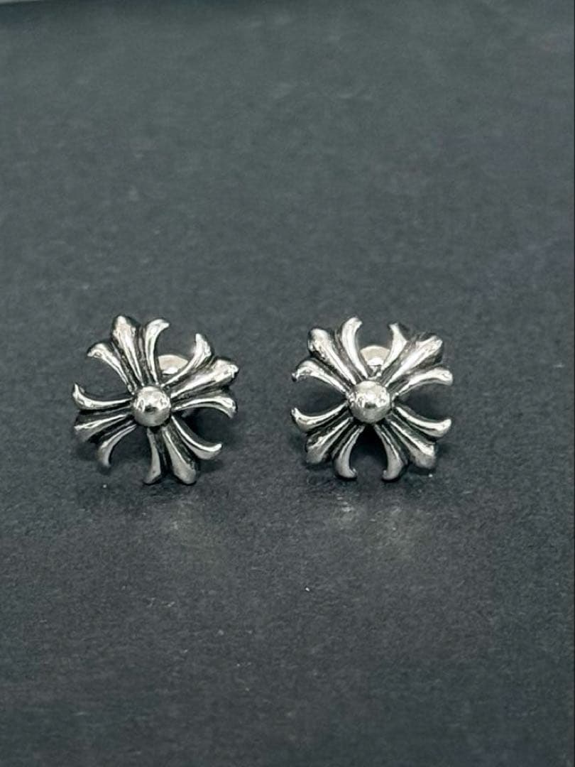 ピアス クロス スタッド シルバー925 アクセサリー 両耳