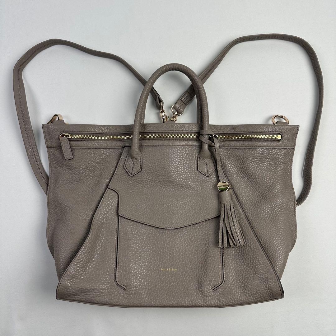 【美品】 PELLE BORSA アンミカ コラボ 3Wayバッグ ペレボルサ