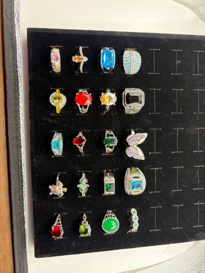 シルバーカラーの リングセット　20個