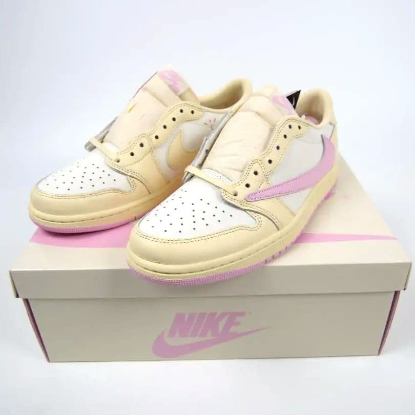 新品 28cm トラヴィススコット ナイキ エアジョーダン1 LOW NIKE