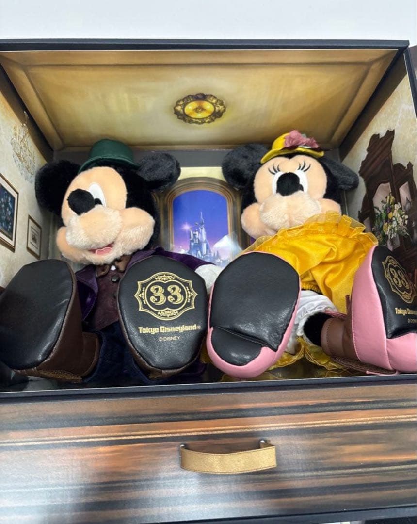 【新品未使用】クラブ33 ミッキー ミニー ぬいぐるみ 東京ディズニーランド