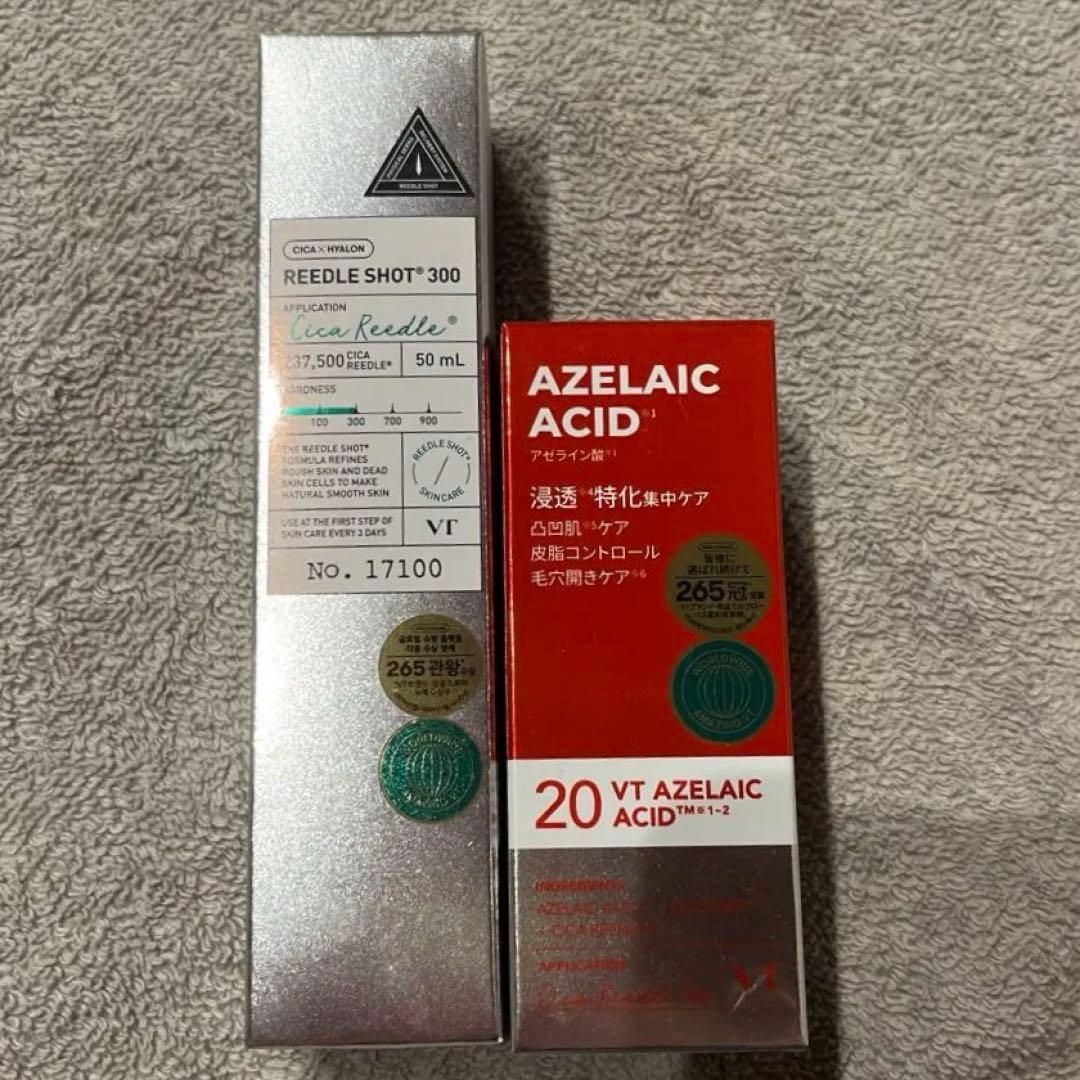 新品未開封 VT リードルショット300 TXアゼライン酸20 スキンケア2点