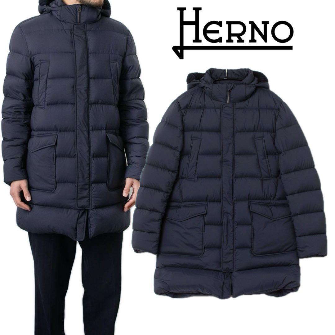 HERNO ヘルノ LEGENDレジェンドN-3Bダウンコート44ネイビー完売品