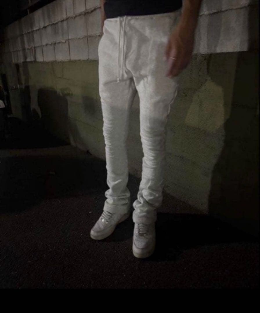 スウェットフレアパンツ mnml guapi