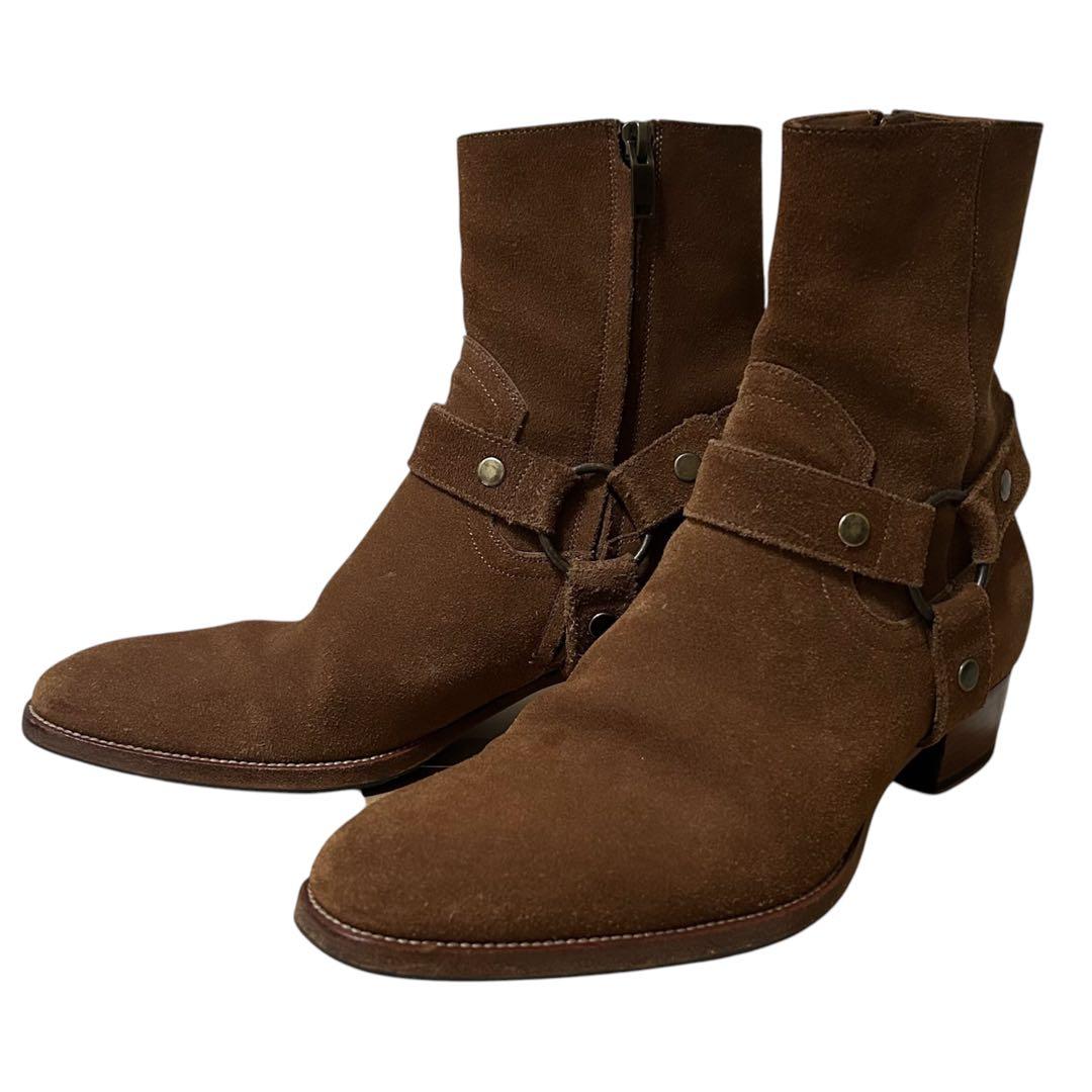 Saint Laurent Paris Wyatt Harness Boots