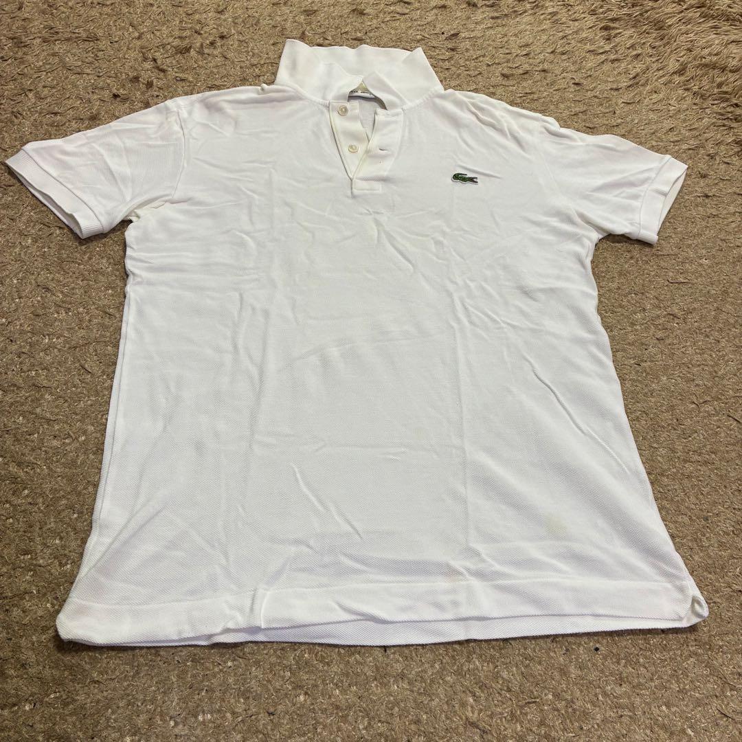 ラコステ ホワイト カノコポロシャツ／サイズ3