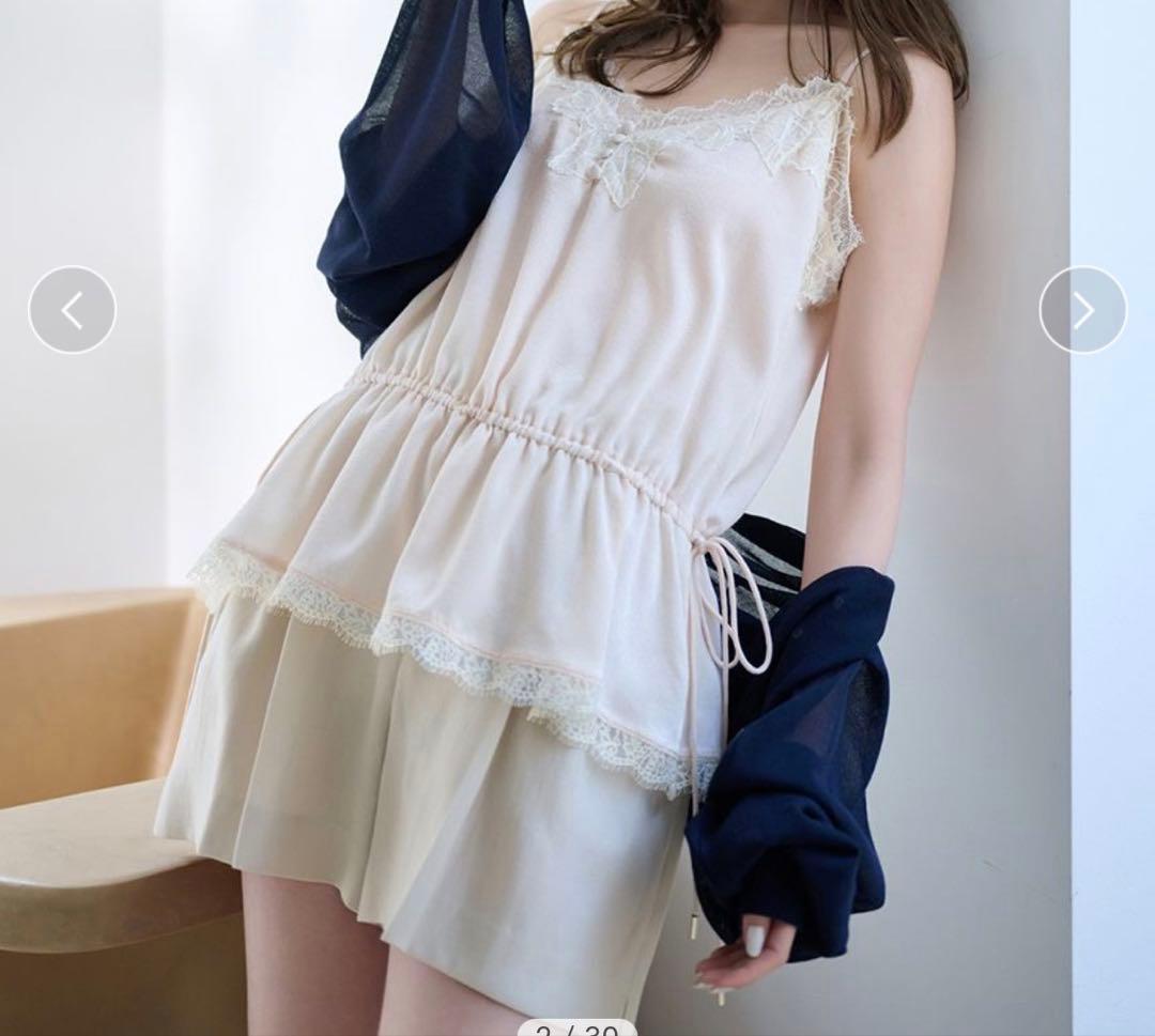 【FRAY I.D】タックリネンショートパンツ　新品　タグ付き　完売品