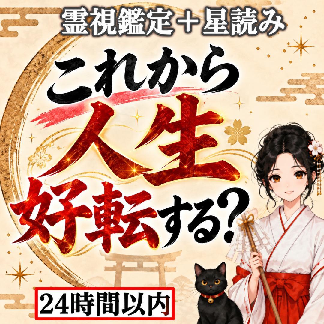 【今すぐ鑑定】これから人生好転する？占い 運命 転機 未来 仕事【24h以内】