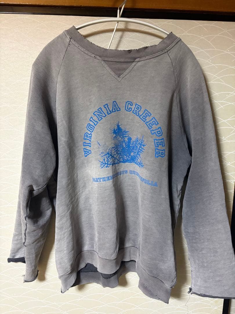 raf simons Virginia Creeper期 カレッジロゴ