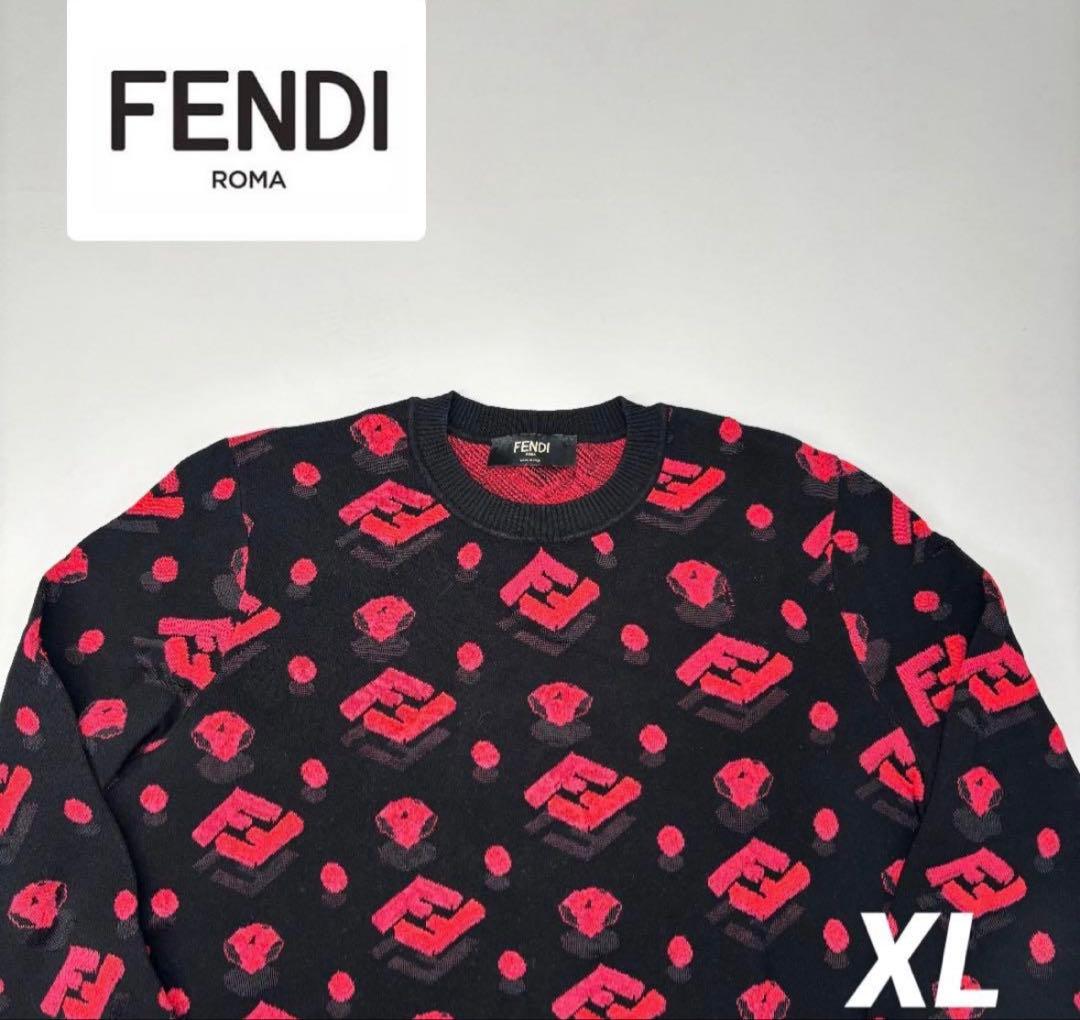 【美品】FENDI フェンディ ニット セーター メンズ XL