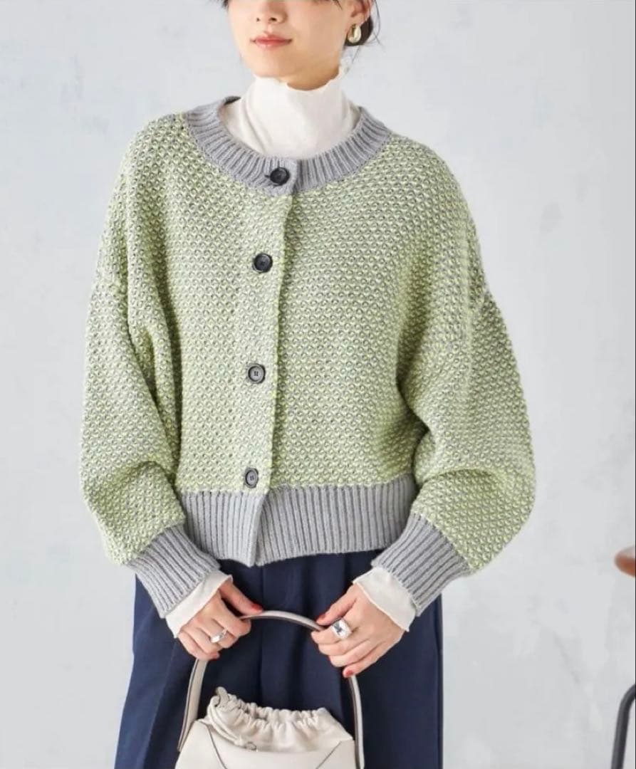 美品 SHIPS 前後2WAYジャカードプルオーバー カーディガン by メルカリ