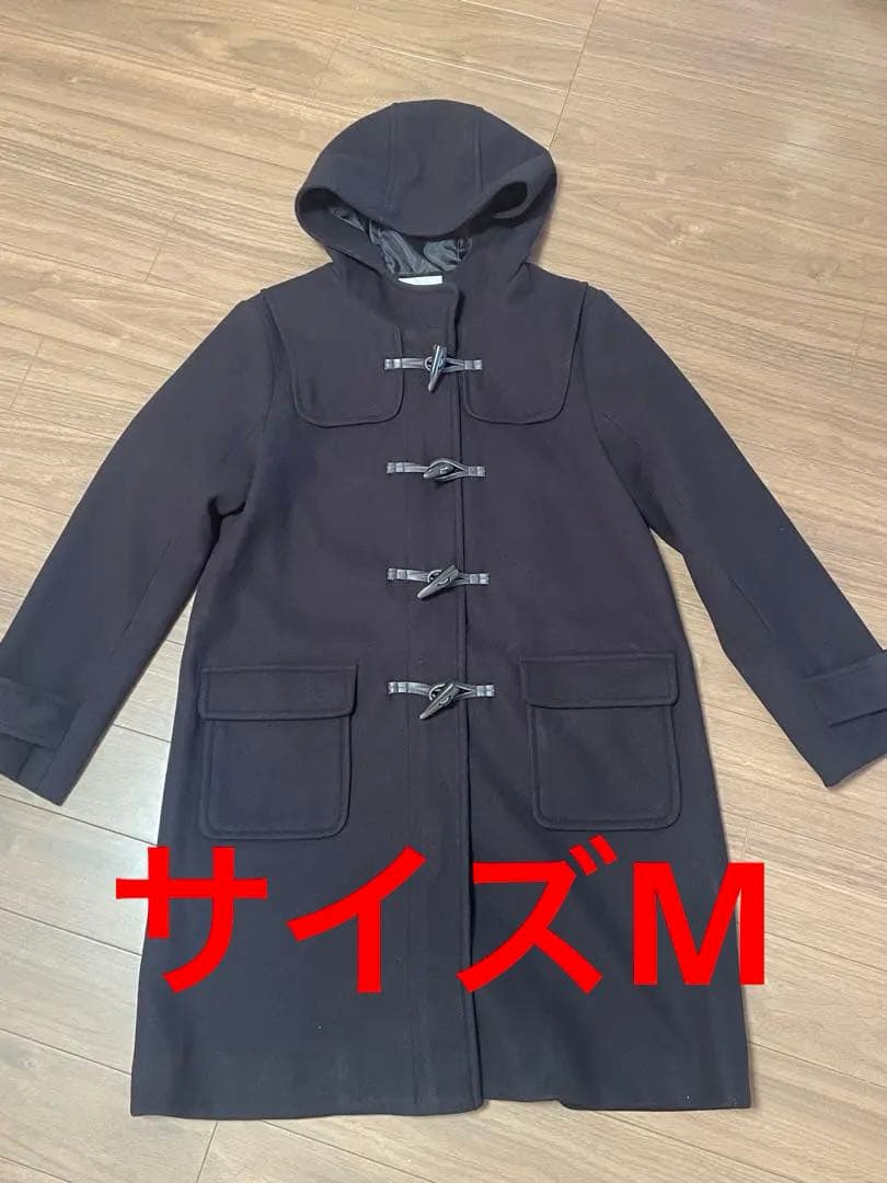 COLZA ハニーズレディース　ロングダッフルコート　濃紺　Mサイズ by メルカリ