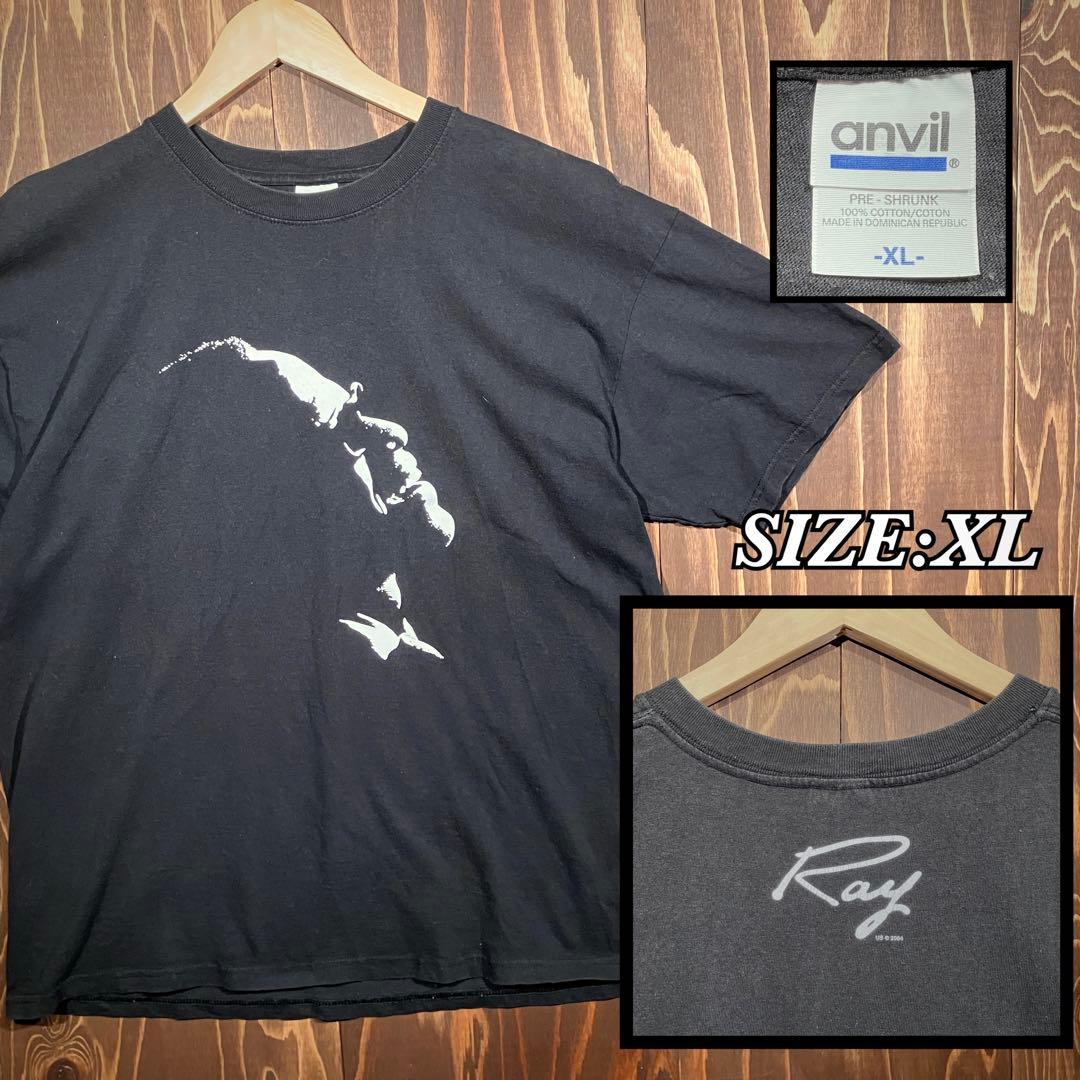 2004年 レイチャールズ ムービーt Tシャツ gear ink XL 映画