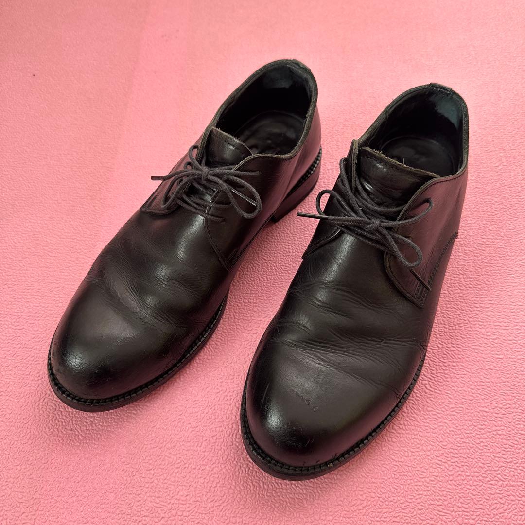 パドローネ(PADRONE)黒 革靴レザー ドレスシューズ