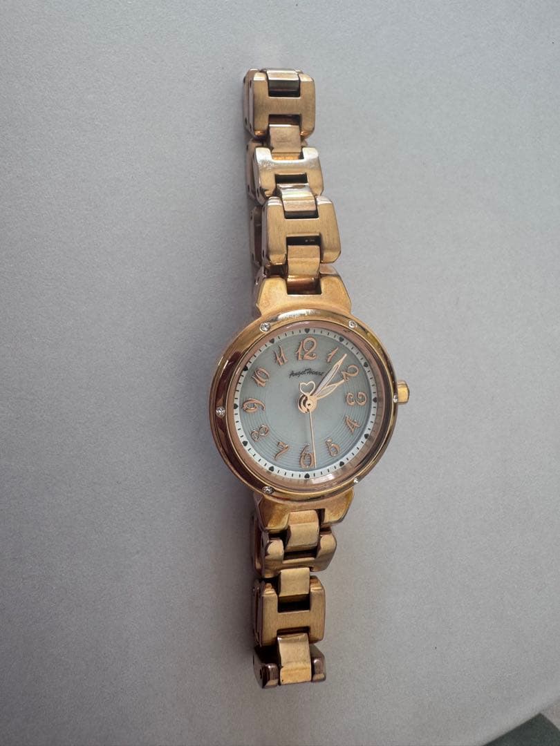 レディース　ピンクゴールド　腕時計　エンジェルハート