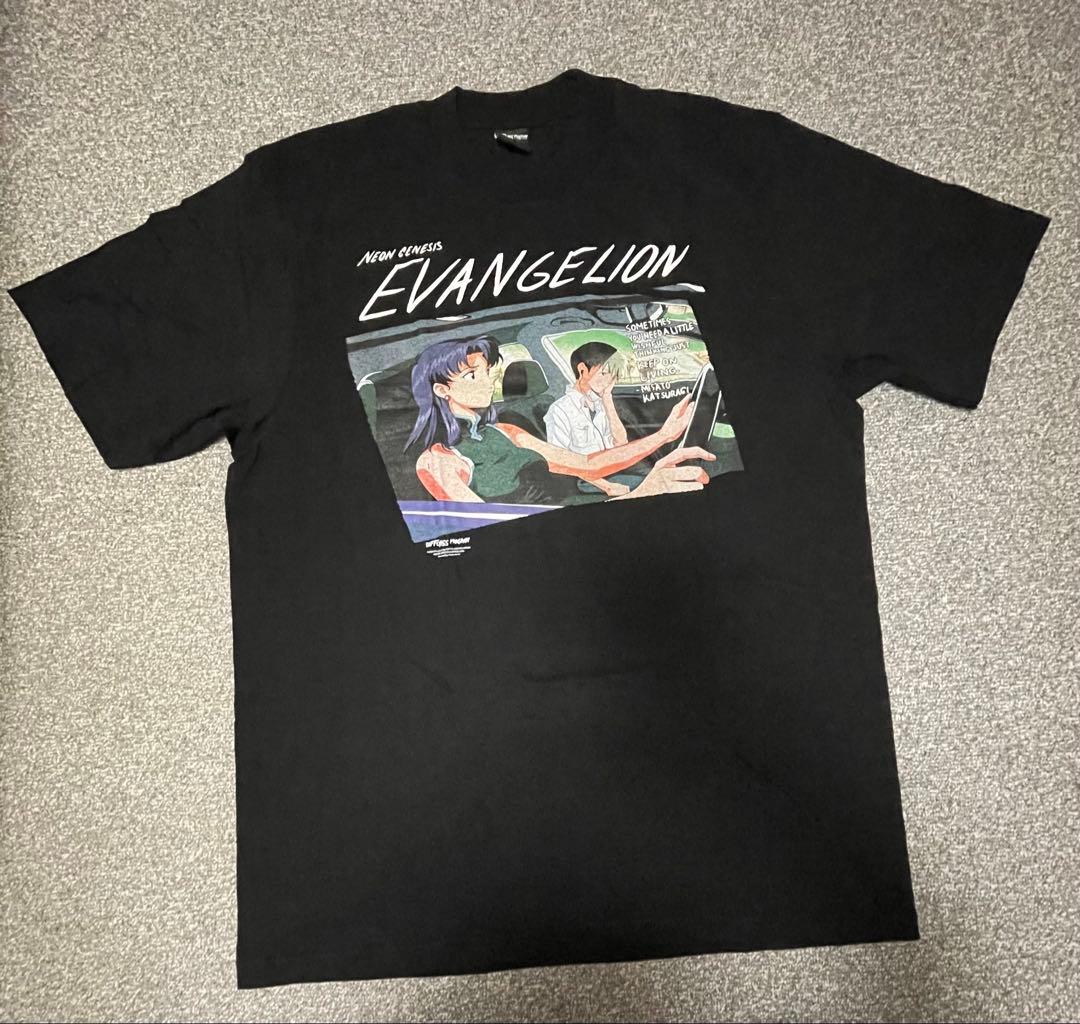 ラスト1枚 エヴァンゲリオン × sonic youthミサト アニメ Tシャツ