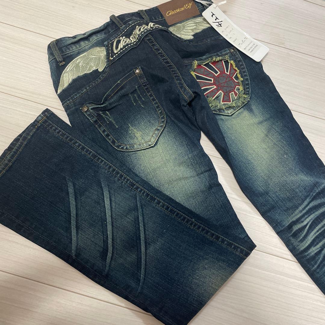 フレアデニム　平成ギャル　レッドペッパー