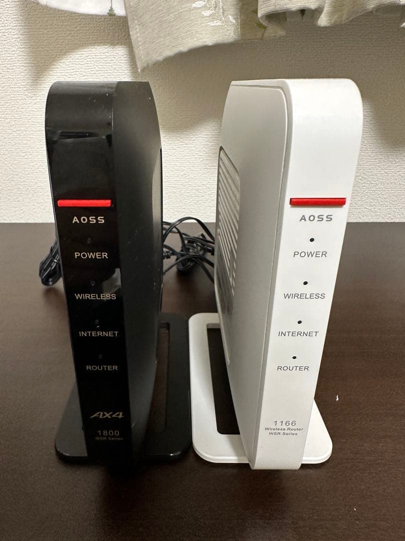 BUFFALO 無線LANルーター 2台セット　WSR-1800AX4-BK