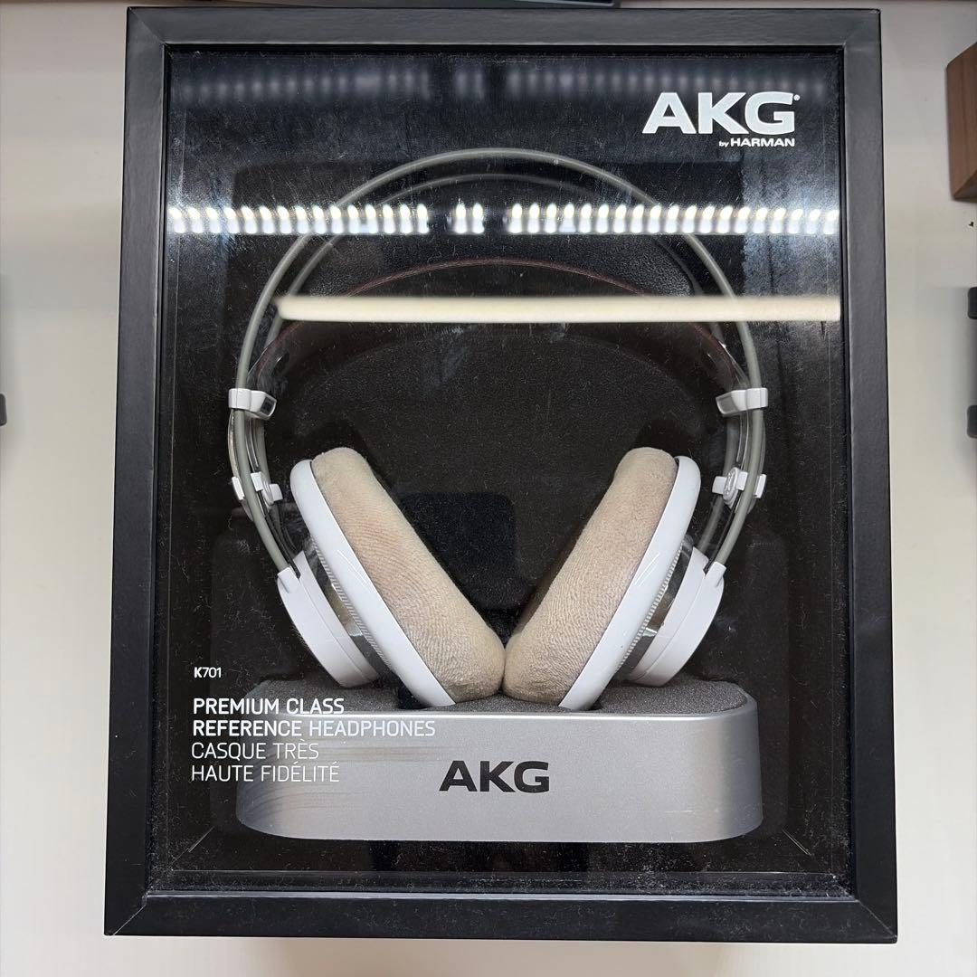 AKG オープンエアー型 モニターヘッドホン K701-Y3-E ホワイト