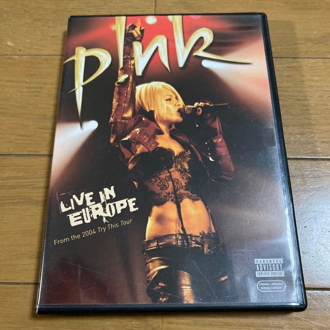 P!NK LIVE IN EUROPE DVD ピンク
